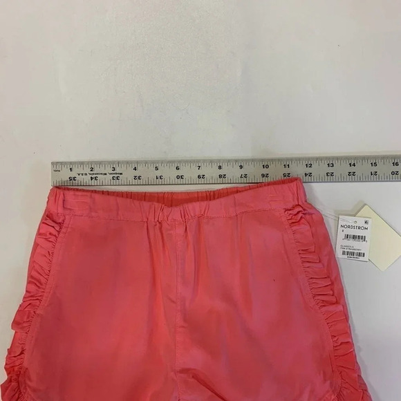 Tucker + Tate Kids' Ruffle Hem Cotton Shorts In Pink Strawberry Size 8 NWT - Picture 9 of 12